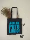 BOLSA ALGODON ABRE UN PUTO LIBRO