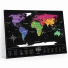 MAPAMUNDI DE RASCAR VIAJE NEGRO 60 X 80