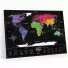 MAPAMUNDI DE RASCAR VIAJE NEGRO 60 X 80