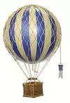 GLOBO AEROESTATICO AZUL 32 CM