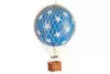 GLOBO AEROESTATICO STARS AZUL  8CM