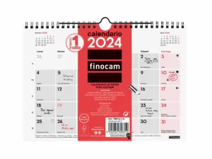 2024 * CALENDARIO PARED ESCRIBIR S