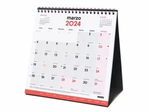 2024 * CALENDARIO SOBREMESA ESCRIBIR PESTAÑAS S