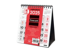 2025 CALENDARIO SOBREMESA NUMEROS GRANDES XS