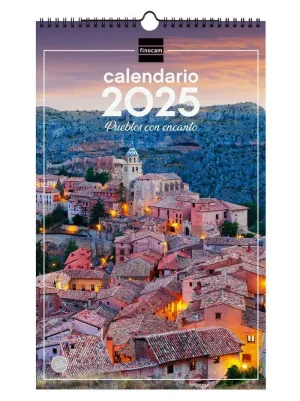 2025 * CALENDARIO PARED ESP 25X40 PUEBL. ENCAN