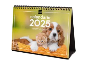 2025 * CALENDARIO SOBREMESA PERROS Y GATOS