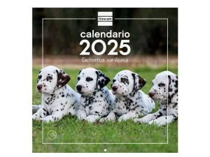 2025 * CALENDARIO PARED 30X30 CACHORROS