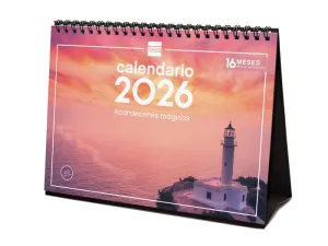 2026 CALENDARIO SOBREMESA ATARDECERES MAGICOS