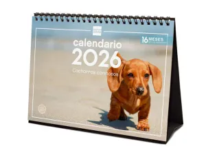 2026 CALENDARIO SOBREMESA CACHORROS