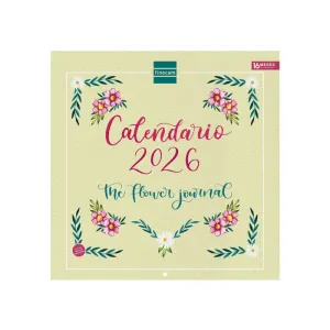 2026 CALENDARIO PARED 30X30 THE FLOWER JOURNAL