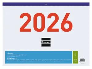 2026 * CALENDARIO FALDILLA MIXTA F94 43X31