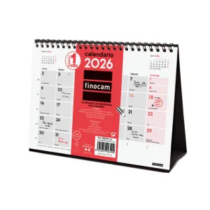 2026  CALENDARIO SOBREMESA ESCRIBIR S