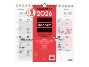 2026 CALENDARIO PARED ESCRIBIR L