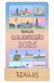 CALENDARIO 2026 MESA DE TARJETAS 2026 72 KILOS