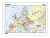MAPA EUROPA ESCRITORIO  FIS/POL   42 X 30    REF 588