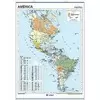 MAPA AMERICA FISICO POLITICO 50 * 35   REF 330