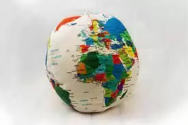 GLOBO ECO POLÍTICO MEDIANO CASTELLANO (19CM)