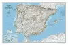 MAPA ESPAÑA PORTUGAL PLAST. 78 X 51 (D2)