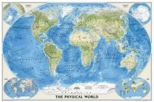 PHYSICAL WORLD MAP