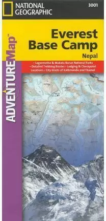 MAPA EVEREST BASE CAMP  NATIONAL GEOGRAPHIC