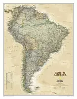 MAPA AMERICA DEL SUR EXECUTIVE  61 X 76