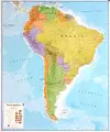 MAPA  SOUTH AMERICA   (1:7 000 000)