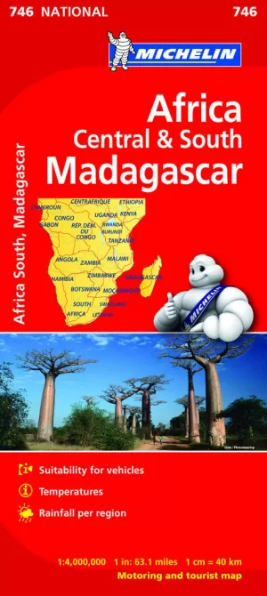 MAPA NATIONAL ÁFRICA CENTRO-SUR, MADAGASCAR