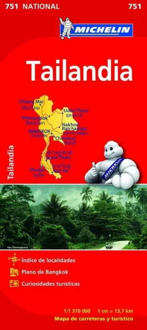 MAPA NATIONAL TAILANDIA