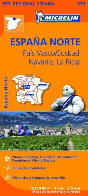 MAPA PAÍS VASCO/EUSKADI, NAVARRA, LA RIOJA