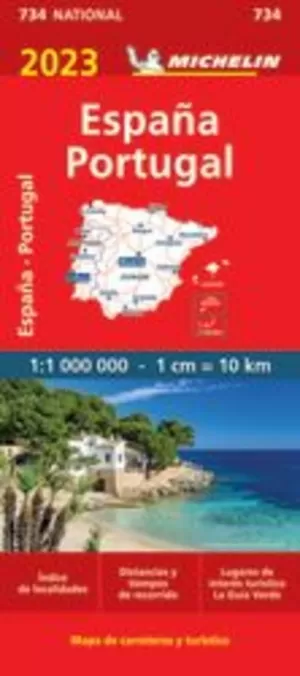 MAPA ESPAÑA PORTUGAL  2023