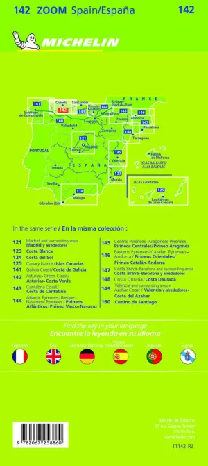 MAPA ASTURIAS ZOOM  1:150.000