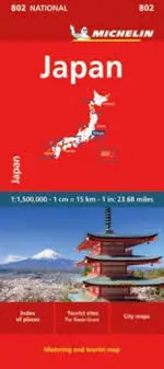 MAPA JAPON 1:1.500.000