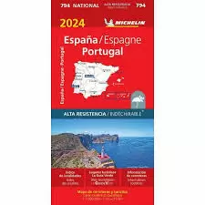 MAPA ESPAÑA PORTUGAL 2024    ALTA RESISTENCIA 17