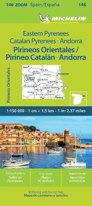 MAPA ZOOM PIRINEOS ORIENTALES  1:150.000
