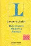 DICCIONARIO MODERNO ALEMÁN/ESPAÑOL