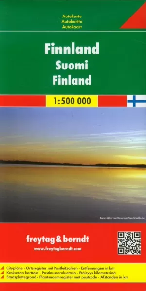 MAPA FINLANDIA 1:500.000