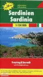 CERDEÑA, NORTE Y SUR. 2 MAPAS. + RUTAS CICLOTURISTAS 1:150.000