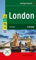 PLANO LONDRES 1:10.000  POCKET PLASTIFICADO