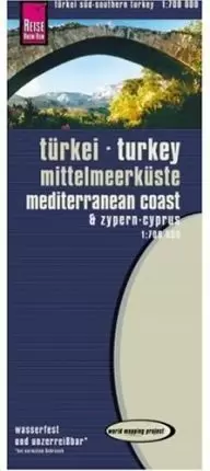 TURQUÍA: COSTA MEDITERRANEA 1:700 000
