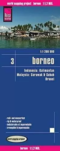 BORNEO INDONESIA MAPA