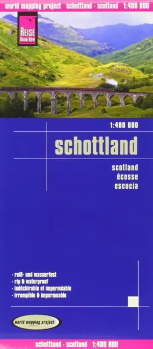 SCHOTTLAND *ESCOCIA MAPA REISE *