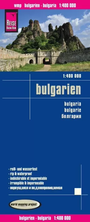 MAPA BULGARIA 1:400.000 IMPERMEABLE
