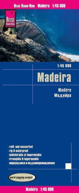 MAPA MADEIRA 1:45.000 IMPERMEABLE