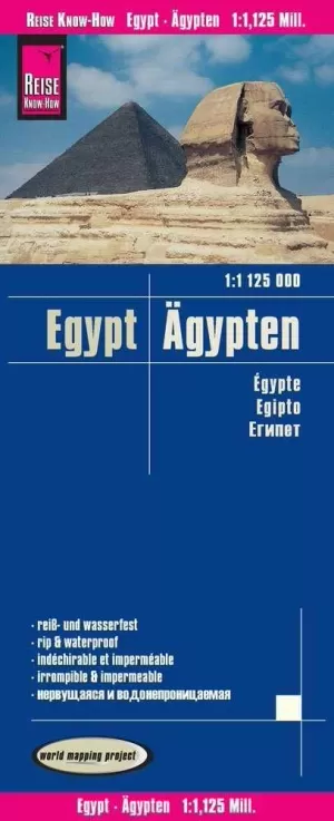 MAPA EGIPTO 1:1.250.000 IMPERMEABLE