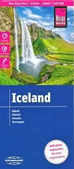 MAPA ISLANDIA 1:425.000 IMPERMEABLE