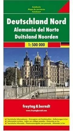 MAPA ALEMANIA NORTE 1:500000