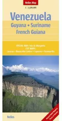 VENEZUELA: GUYANA - SURIANAME 1:2500000