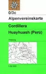 MAPA CORDILLERA HUAYHUASH 1:50.000