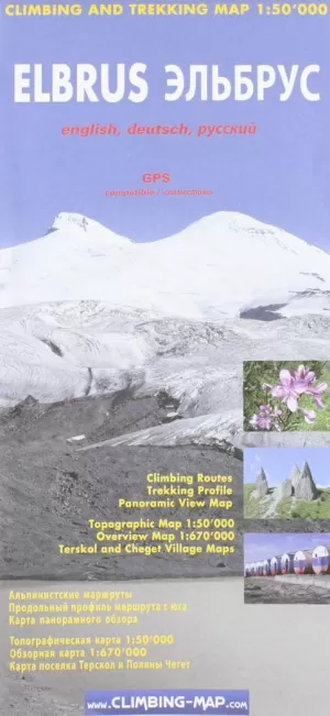 ELBRUS **CLIMBING MAP**