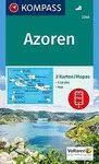 MAPA AZORES 1:50.000 [2 MAPAS] - KOMPASS